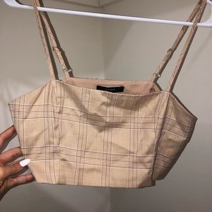 Forever 21 Fitted Cropped Tank Top